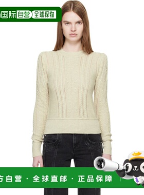 1h可退 香港直邮ISABEL MARANT 女士 灰白色 Kayln 毛衣 PU0659FA