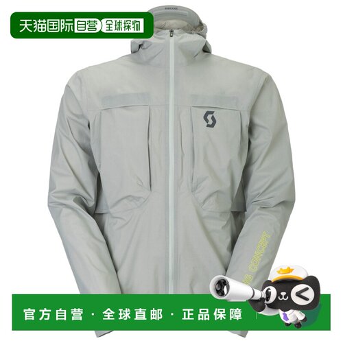 1h可退 欧洲直邮SCOTT 男士户外冲锋衣 0280844SPRAYGREY CO 灰色