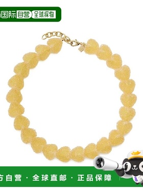 韩国直邮CRYSTAL HAZE 25 FW Crystal Haze 果冻心形项链 JELLYHE