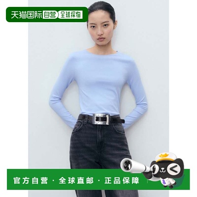 日本直邮RIRA 毛衣 淡蓝色
