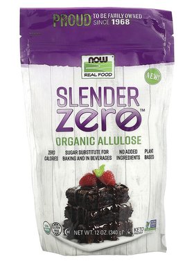 香港直邮NOW诺奥 Slender Zero有机阿洛酮糖营养12盎司340克/瓶
