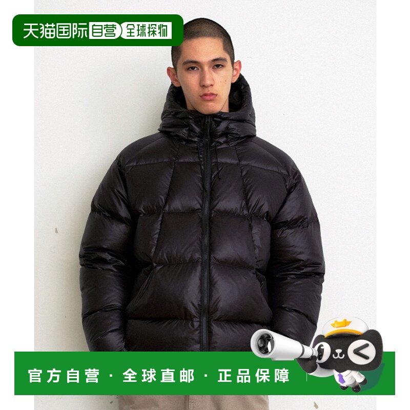 韩国直邮MAHAGRID 男士羽绒服MG2EWMB902ABK HOODED DOWN PARKA B