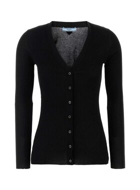 PRADA 女士针织毛衣 P25N66SOOO17LAF0002 AW2025 黑色