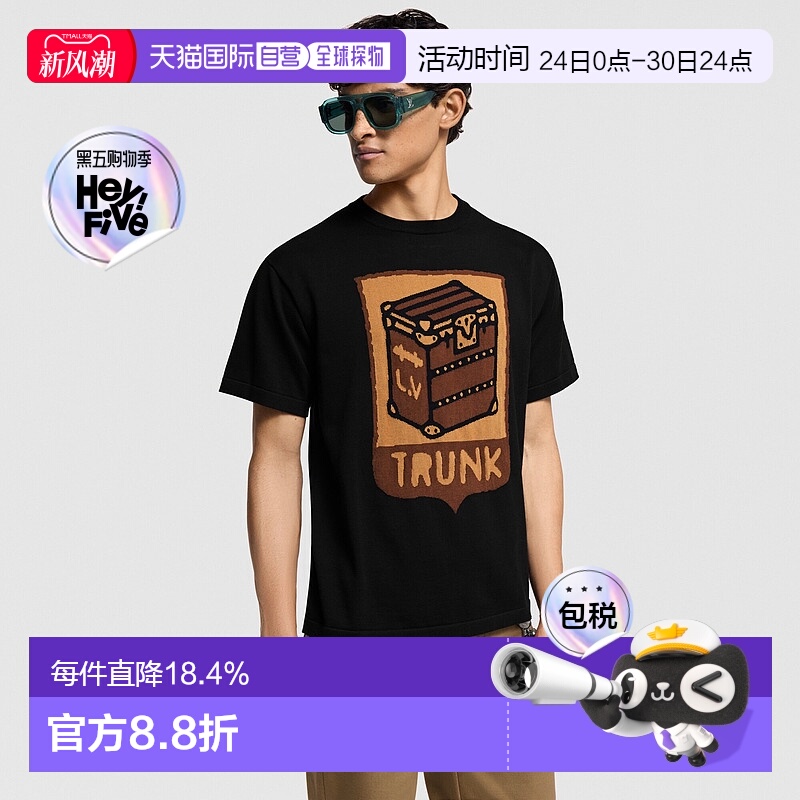 自营Louis Vuitton Graphic Short Sleeve T-Shirt 休闲短袖T恤