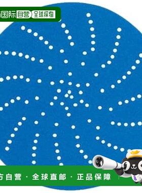 【日本直邮】3M 蓝色清洁砂纸盘 127mm #600 100片