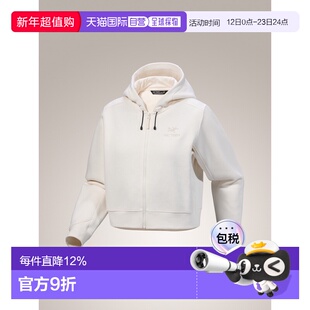 加拿大直邮始祖鸟Emblem女士户外运动透气休闲圆领抓绒衫卫衣