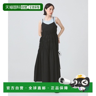 女士立体褶皱吊带连衣裙 BEAMS 61261073199 日本直邮Ray 1h可退