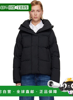 1h可退 香港直邮Canada Goose 加拿大鹅 女士 黑色黑标系列 Junct