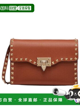 1h可退 【99新未使用】香港直邮VALENTINO 23FW 小号铆钉斜挎包 W
