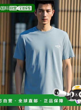 韩国直邮AECA WHITE 男士T恤AWCMSSBBTTSST002A2BG SUPIMA ESSENT