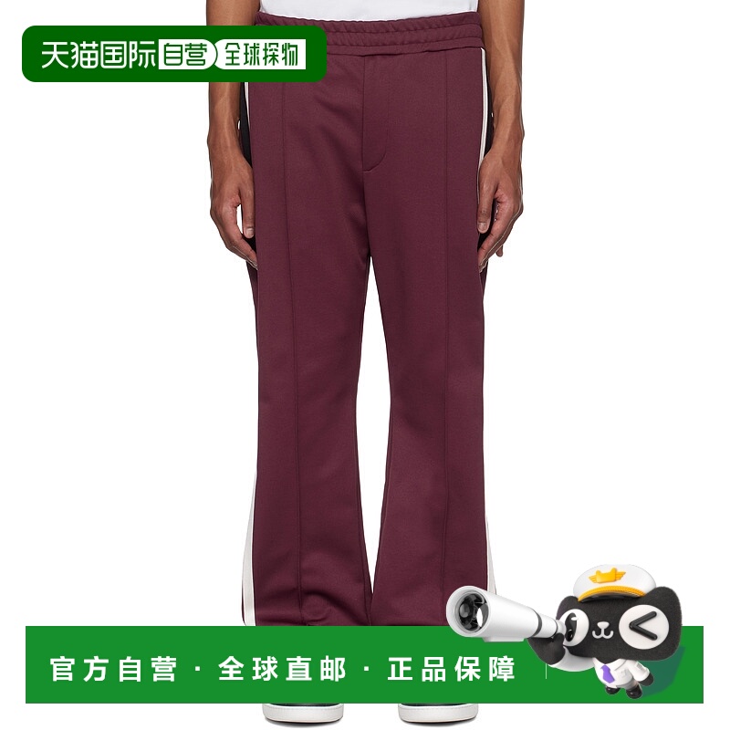 香港直邮潮奢 Salvatore Ferragamo 菲拉格慕 男士 酒红色 Contra