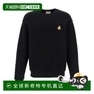 Fox Patch運動衫 maison 黑色 美國奧萊直發(fā) kitsuneSpeedy 自營