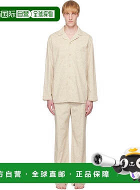 香港直邮SKIMS 男士 独家发售米色 Cotton Poplin 睡衣套装 STSET