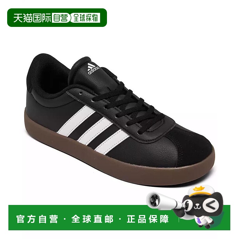 【美国直邮】adidas Big Kids VL Court 3 0 休闲运动鞋 运动鞋 I