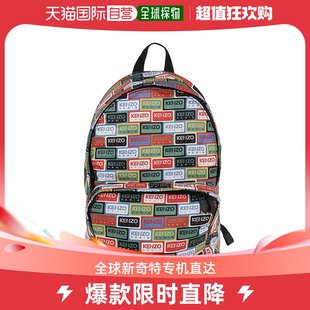 Labels 香港直邮潮奢 Kenzo 男士 标志印花拉链背包