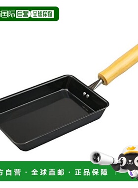 日本直邮燕三条制造铁玉子烧煎锅黑色12x19cmIH适用The铁 HB 2408