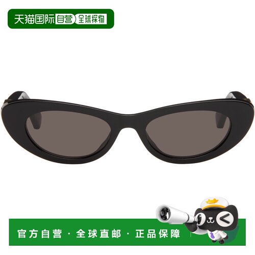 1h可退 香港直邮Bottega Veneta 葆蝶家 女士 黑色 Snap 太阳镜 B