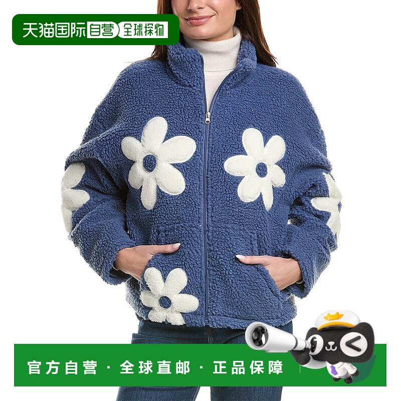 自营RD STYLE Morisa Mock Fleece Jacket - blue 美国奥莱直发
