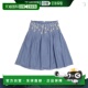 blue蓝色 1h可退 舒适 女童 绣花半身裙童装 香港直邮Chloe 蔻依