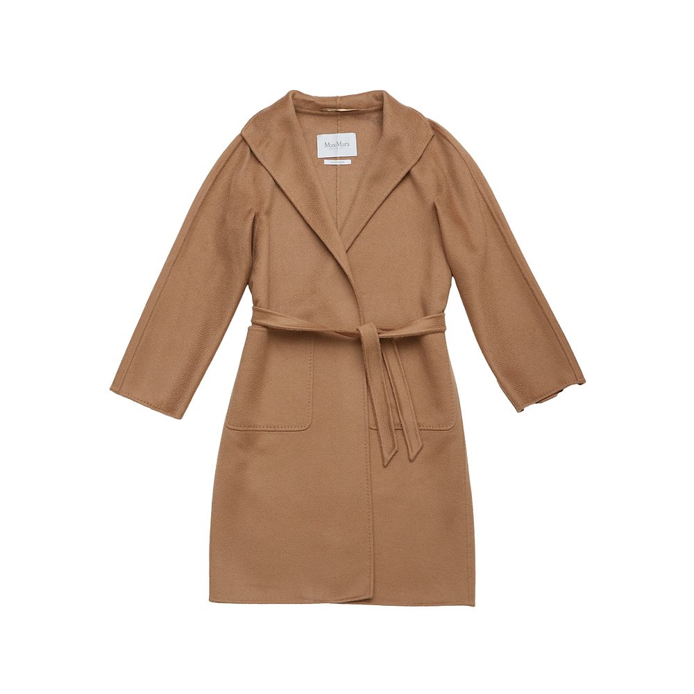 MAX MARA 女士外套 1016064106068 AW2024 棕色 连帽大衣