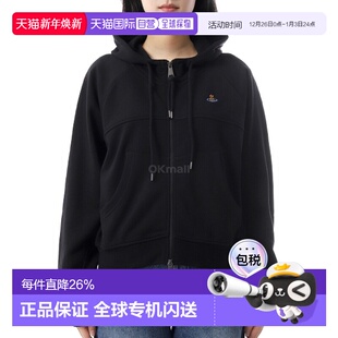 1I010012 韩国直邮Vivienne 插肩拉链连帽衫 短款 J006O Westwood
