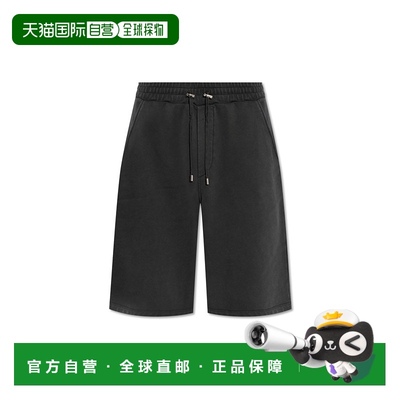 1h可退 香港直邮BALMAIN 男士短裤 DH1OA125BC76YGD AW2024 黑色