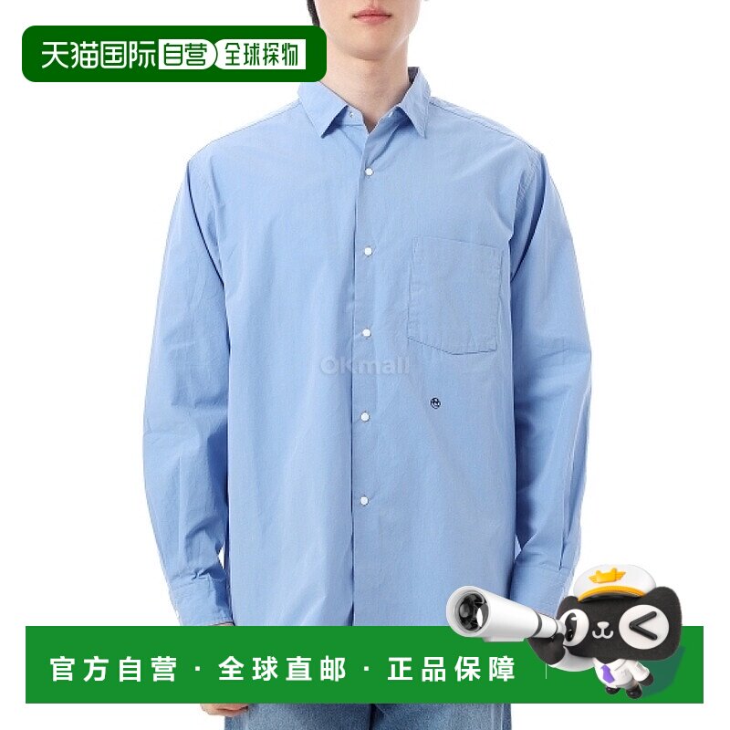 韩国直邮nanamica 普通领风衬衫 长袖棉混纺衬衫 SUGS400 SX图片