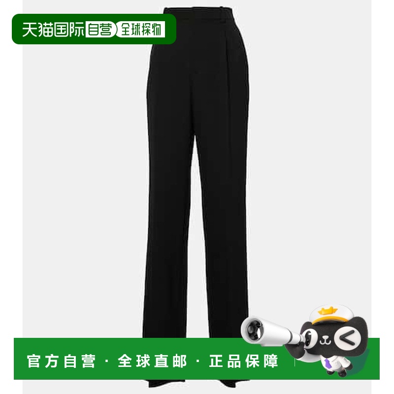 1h可退 香港直邮Saint Laurent 圣罗兰 女士 羊毛西装长裤