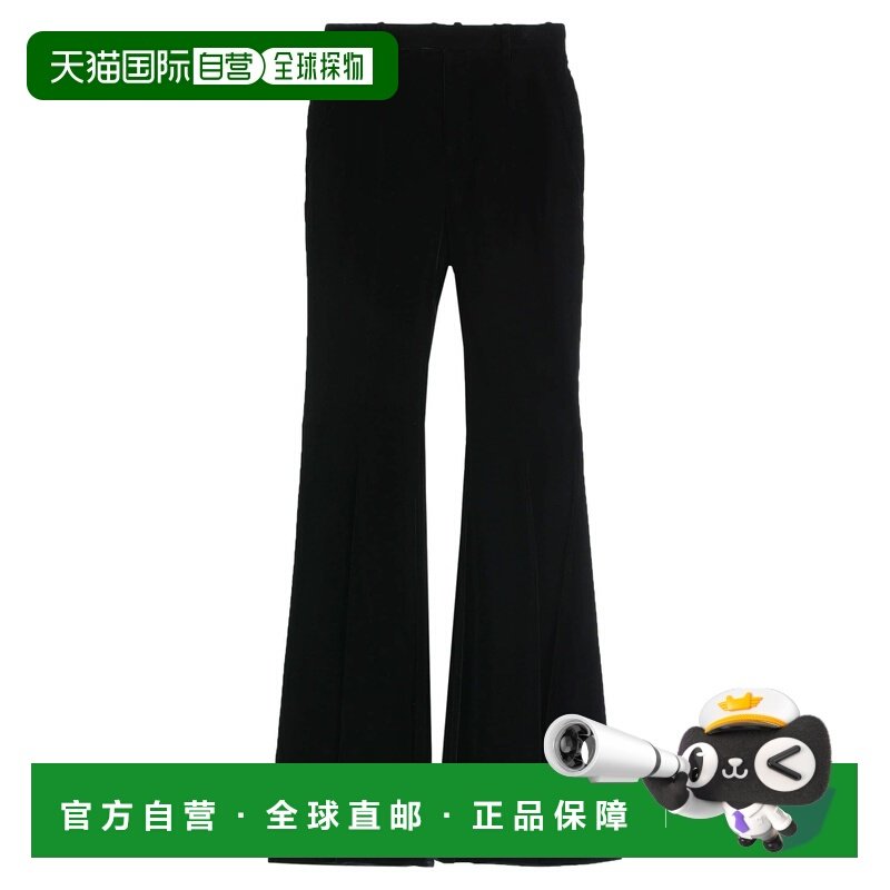 1h可退 香港直邮Saint Laurent 圣罗兰 女士 休闲长裤 black黑色,女装/女士精品,休闲裤,淘宝优惠券,粉丝福利购,淘宝优惠卷