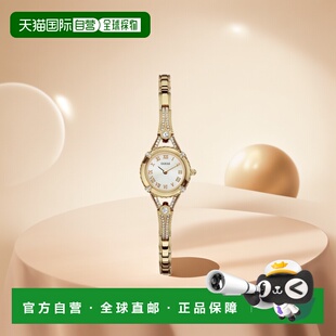 美国直邮 22mm GUESS 金色手链腕表 U0135L2 女款 1h可退