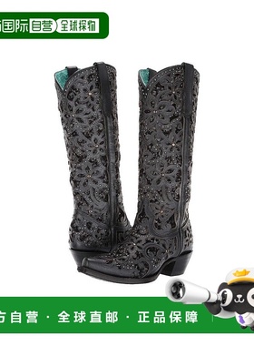 1h可退 【美国直邮】Corral A3589 女靴 时尚真皮高跟靴 舒适优雅