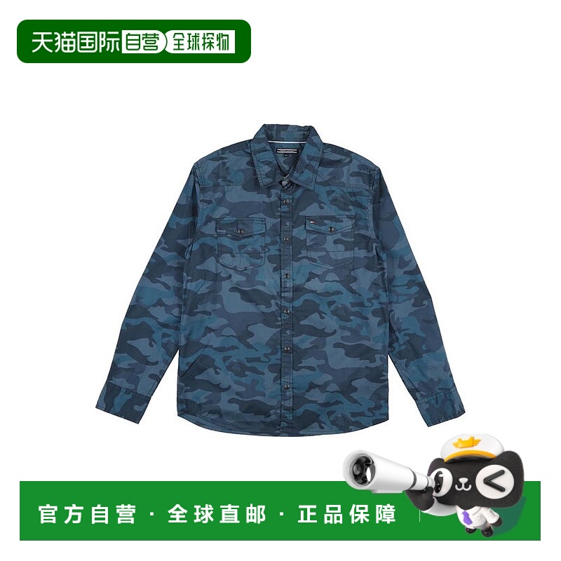 1h可退 【美国直邮】tommy hilfiger 男士 衬衫新款长袖