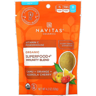香港直发Navitas Organics维生素C补充剂针叶樱桃味营养补充120g