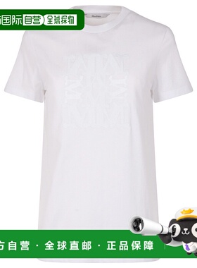 香港直邮MAX MARA 女士T恤 BRAVO004 AW2025 白色 T-SHIRT