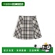 内衬格纹迷你裙 日本直邮日潮 GRL tu891裙子半身裙包臀裙a字裙