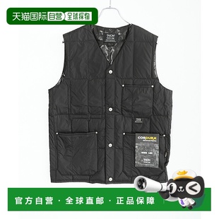 轻质 TAION 领纽扣羽绒背心男女皆宜 领纽扣羽 WORK