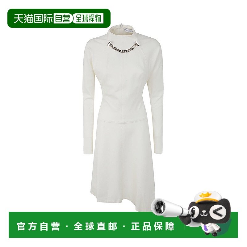 香港直邮J.W. Anderson 女士 颈链长袖连衣裙 DR0293PG0810