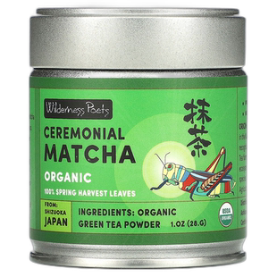 香港直邮Wilderness Poets LLC,有机礼仪等级抹茶，1 盎司（22 克