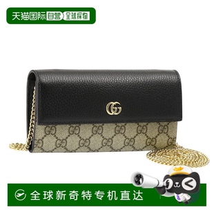 Chain 附背带 日本直邮GUCCI 钱包 Wallet Marmont 双折长款