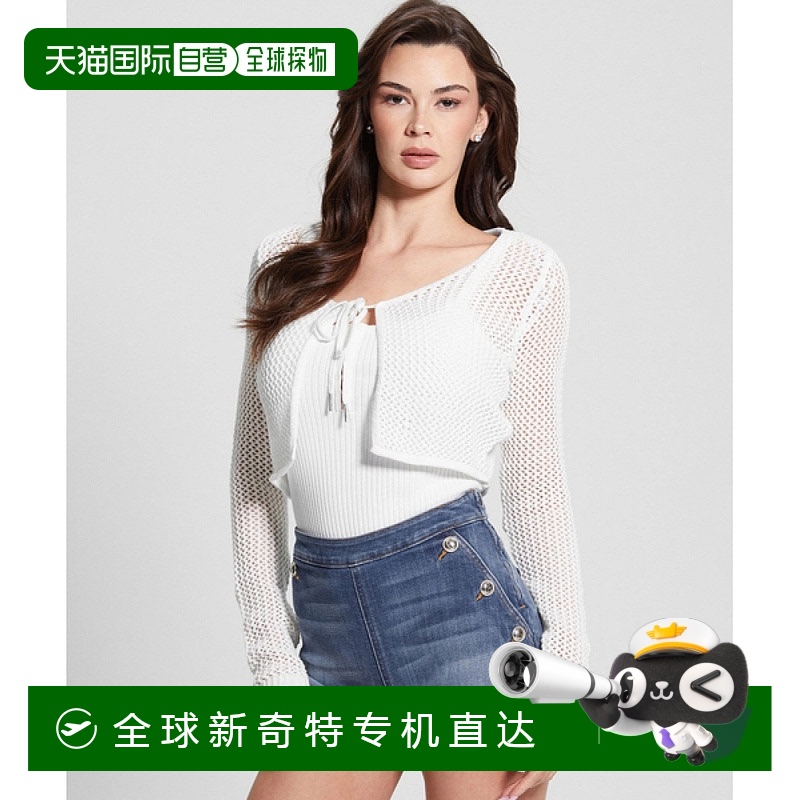 1小时内可退 韩国直邮guess  毛衣开衫