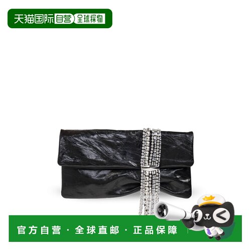 香港直邮JIMMY CHOO 女士单肩包 ZANDRABYNBLACKSILVER CO