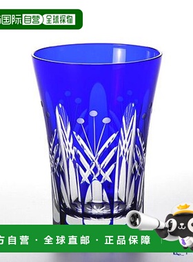 日本直邮田岛玻璃 江户切子惠美 玉井井不倒翁 Ruri (蓝色) TG05-