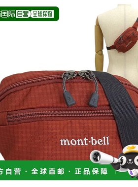 日本直邮Montbell 男女通用腰包S 码0.8 升橙色Delta Gusset Pouc