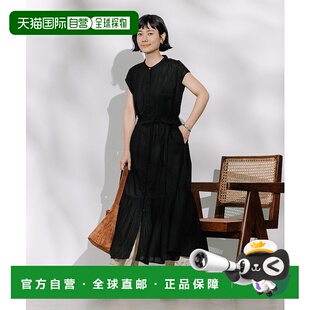 India 前开襟腰绳法式 袖 日本直邮FREAK 25SS STORE 连衣裙