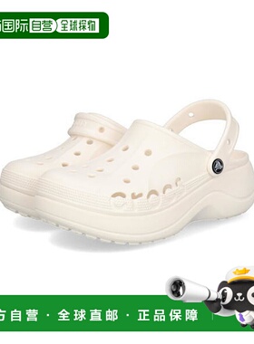 日本直邮crocs BAYA PLATFORM CLOG女士厚底凉鞋[208186 001]拖鞋