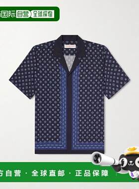 1h可退 香港直邮Orlebar Brown 男士 Maitan Camp-Collar 印花莱