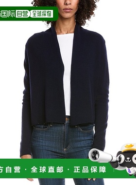 自营InCashmere Cashmere Open Cardigan - blue 美国奥莱直发