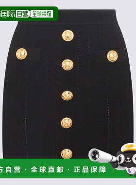 1h可退 欧洲直邮BALMAIN 女士半身裙 BF1LB290KB070PA包臀裙a字裙