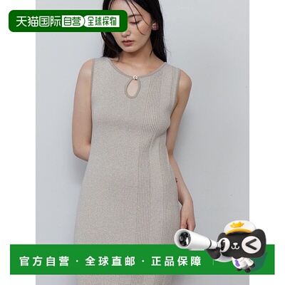 1h可退 日本直邮LAGUNAMOON 女装 金属扣设计针织连衣裙 夏季I字