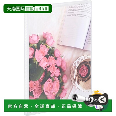 【日本直邮】HAKUBA 相册 CP 2L竖式20张 粉玫瑰 APCP2LPKR